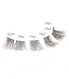 Beautiful woman applying her own lash extensions at home